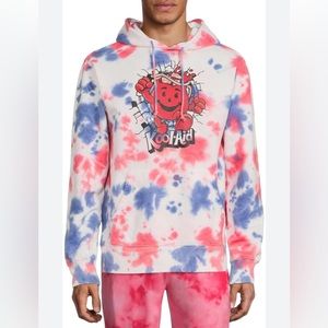 Kool aid print multi color hoodie. Size Men’s Large. Comfy and fun pri…